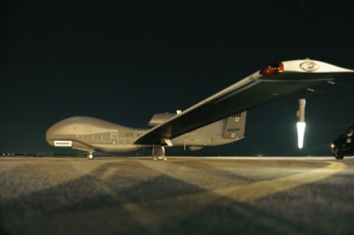 Global Hawk Ready for Nighttime Mission