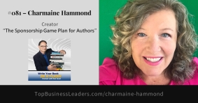 Charmaine Hammond Shows Authors to Attract Sponsors on 