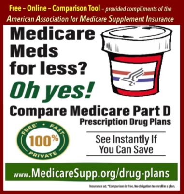 Medicare drug plan comparison tool
