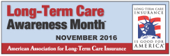 Long term care awareness month logo