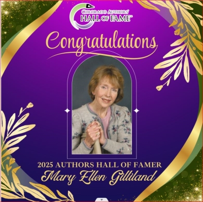 Colorado Hiking Guide Pioneer Mary Ellen Gilliland  to be Inducted into the Colorado Author’s Hall of Fame in September