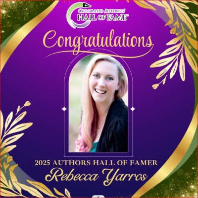 Romantasy Author Rebecca Yarros  to be Inducted  into the Colorado Author’s Hall of Fame September 6