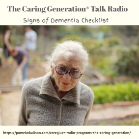 Signs of Dementia Checklist