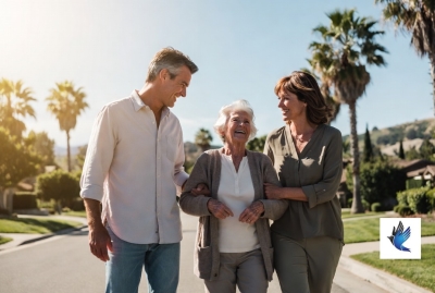 Families do their best to help older family members.