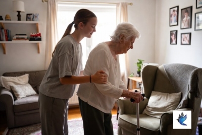 Many teens are now forced to become caregivers for older family members.