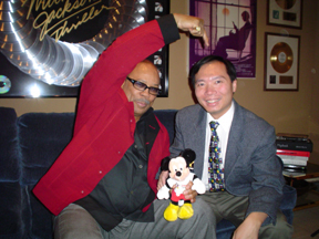 Professor Newton Lee with IFERS Benefactor & Newton Lee Fan, Quincy Jones