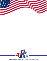 Independence Day Letterhead