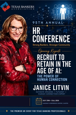 Janice Litvin to Keynote Texas Bankers Association HR Conference