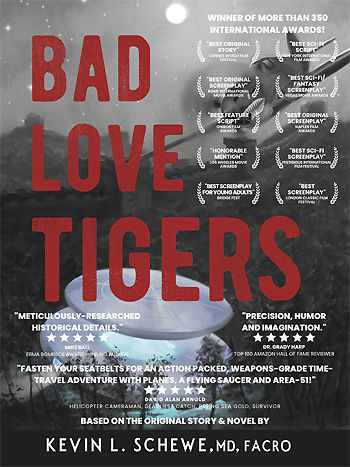 Sweeping Globe with New Awards from Turkey, Chile and India: Kevin Schewe’s ‘BAD LOVE TIGERS’ Surpasses a Remarkable 350 Wins!