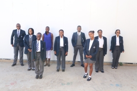Team members from Lesotho