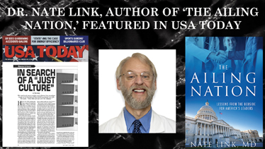 USA Today Magazine Article by Dr. Nate Link, Author of ‘The Ailing Nation,’ Comments on Flawed Covid Responses, Unpreparedness