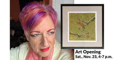 Meet award-winning Chicago artist Anne Nordhaus-Bike, shop for gifts, at Woman Made Gallery holiday art opening Sat., Nov. 23.