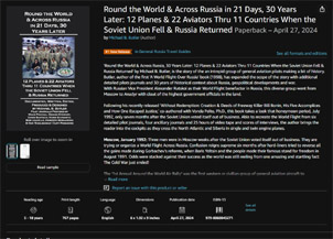 Amazon New #1 Bestseller, ‘Round the World & Across Russia in 21 Days, 30 Years Later,’ in Russian & Siberian Travel Categories