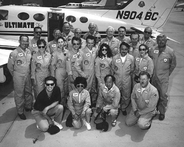 Group Shot at Santa Monica Airport, July 3, 1992, Day Before Wheels Up!