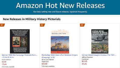 WW2 Pic Book on German 1940 Western Campaign Debuts at #1 on Amazon, 350+ Photos by Rommel, Heinrich Hoffman & Others
