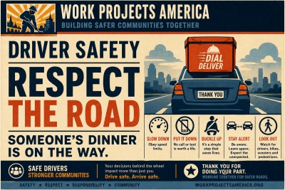 Work Projects America Offers New Public Service Campaign for Dial Deliver