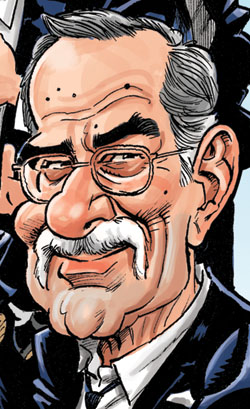 A Caricature of Stan Goldberg by Tom Richmond