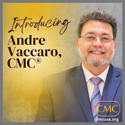Consultant Andre Vaccaro Awarded CMC