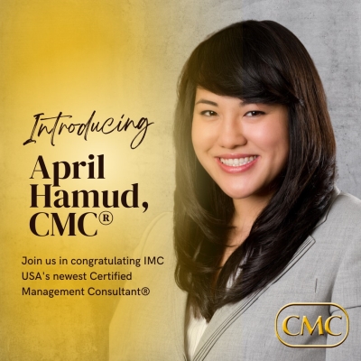 April Hamud Receives CMC® Designation