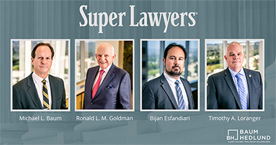 Baum Hedlund Listed in Super Lawyers®