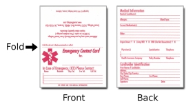 Blood type cards and face masks mean citizens are listening and learning how to respond and be responsive