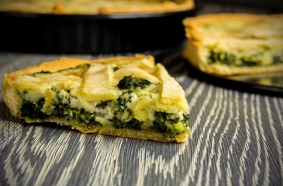 Cheesy Spinach Quiche