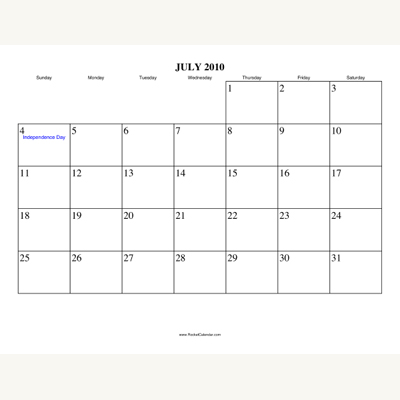 Free Printable Calendar