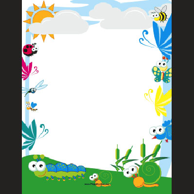 Cute Insect Border