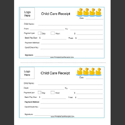 Free Daycare Receipt Template from www.expertclick.com