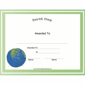 Earth Day Templates