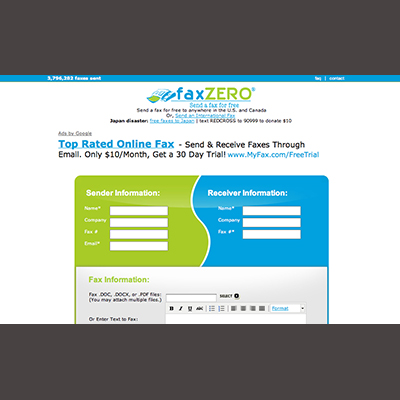 New FaxZero Features
