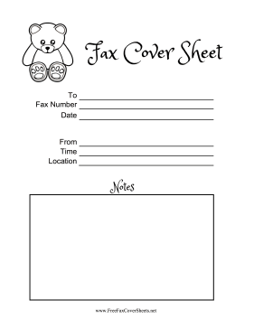 Cute Fax Cover Sheets