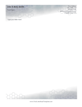 Abstract Letterhead