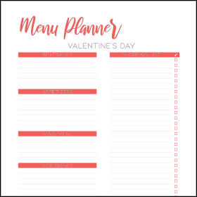 Holiday Meal Planners