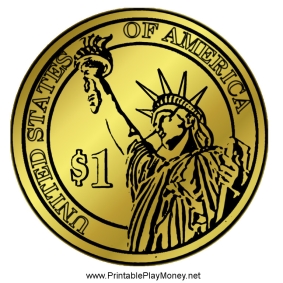 Realistic U.S. Coins