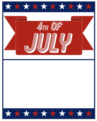 Fourth of July flyer