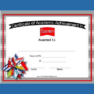 New Certificates