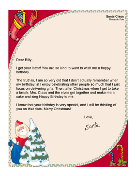 Letters from Santa and Other Christmas Printables