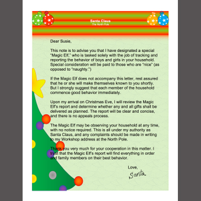 Free Printable Santa Letters