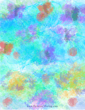 Abstract Floral Colors
