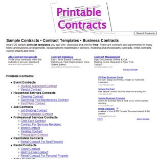 Free Nanny Contract Template from www.expertclick.com