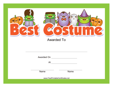 Halloween Awards