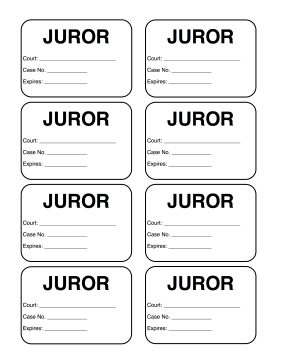 Jury Forms