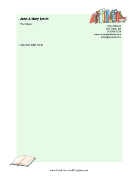 Literary Letterhead Designs