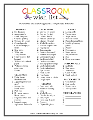 Printable Shopping Lists and Meal Planners