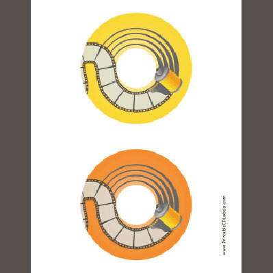 Printable CD and DVD Labels
