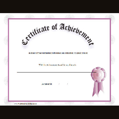 Certificates