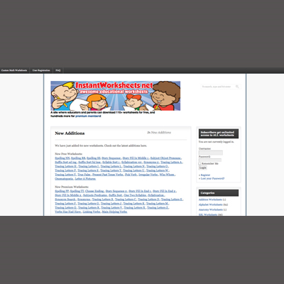 InstantWorksheets.net