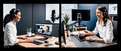 Podcasters Doing Online Interviews