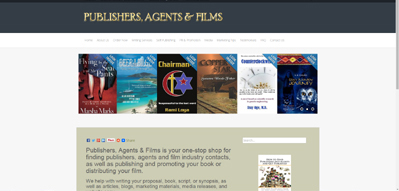 Publishers, Agents and Films Home Page